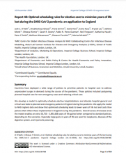 Report 40: Optimal scheduling rules for elective care to minimize years of life lost during the SARS-CoV-2 pandemic: an application to England